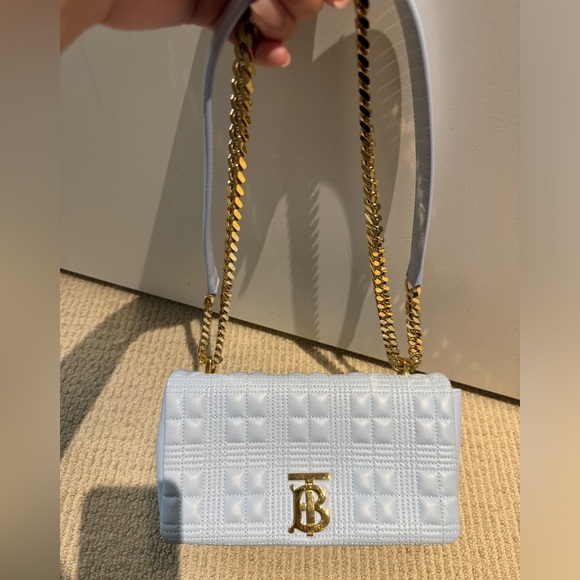 Burberry Mini Lola Lambskin - Pale Blue - Picture 3 of 5